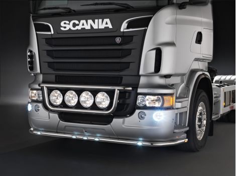 Barra de techo para adaptarse a Scania serie 4 línea superior acero  inoxidable metal accesorios superiores