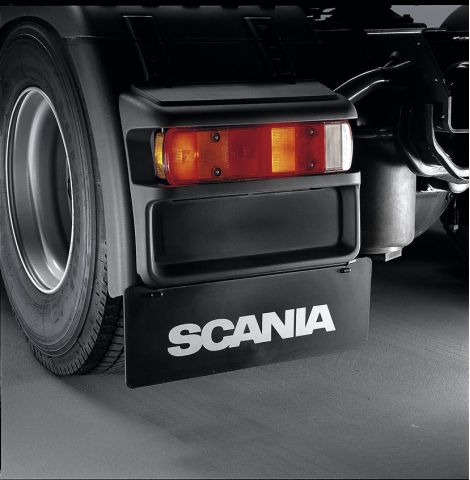 Schmutzfänger Scania Schwarz/ Weiss - Heckschürze - Truckerland GmbH