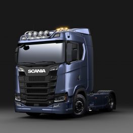 Dachowe pasy oświetlenia ze stali nierdzewnej - Scania - do serii Scania NTG.