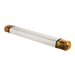 2546813. P4000. Sistema di avvertimento con profilo normale, luce LED ambra con segnale centrale. 1400 mm.