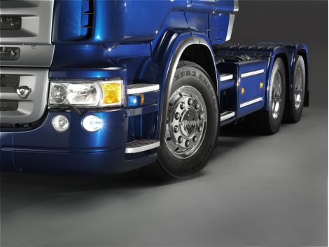 Scania, nepoháněná náprava