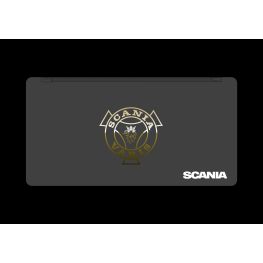 Takaroiskeläpät Scania Vabis -logolla.