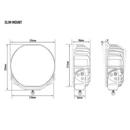 3342400 LAZER SENTINEL White 9” Standard REF 20