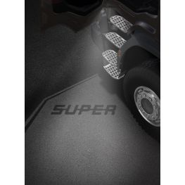 2820001 Scania 左側迎賓燈 - SUPER 符號標示牌。