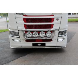 Stainless steel front light bar - Kama - for Scania NTG.