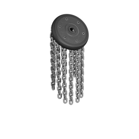 Cadenas giratorias Onspot, ruedas y cadenas.
